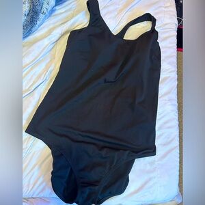 Black Speedo Endurance + One-piece